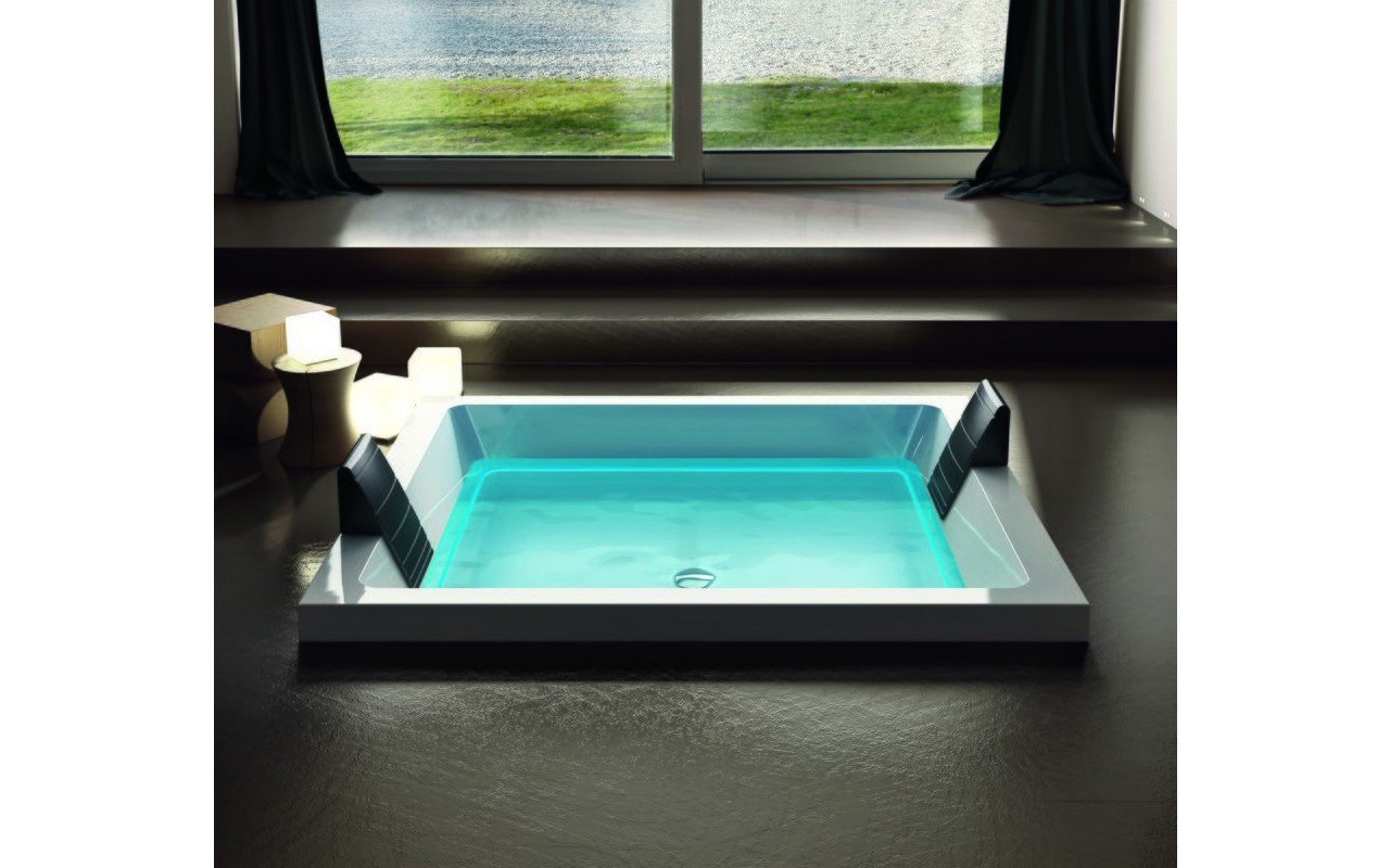 Aquatica Dream Cube HydroRelax Bañera, con Jets de Hidromasaje, Blanca, para Interior y Exterior (240V/50/60Hz) picture № 0